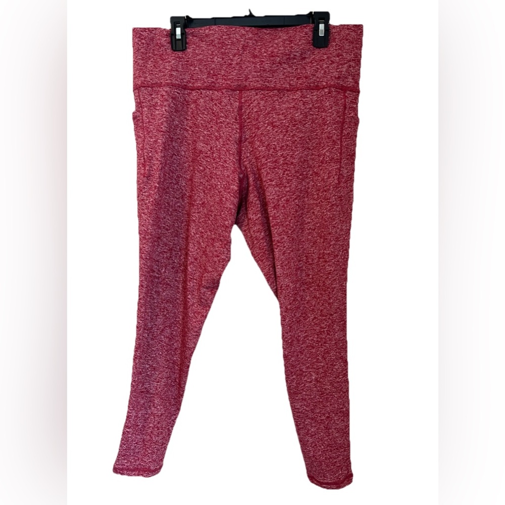 Athleta Salutation Stash Pocket II Softlux Tight Women’s Plus 1X Red Leggings